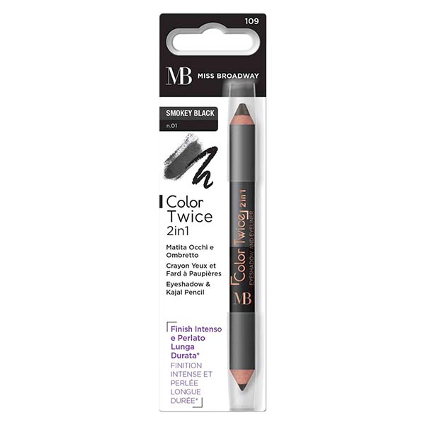 MB Milano Yeux Crayon Double Embout Smoky Noir 2,8g