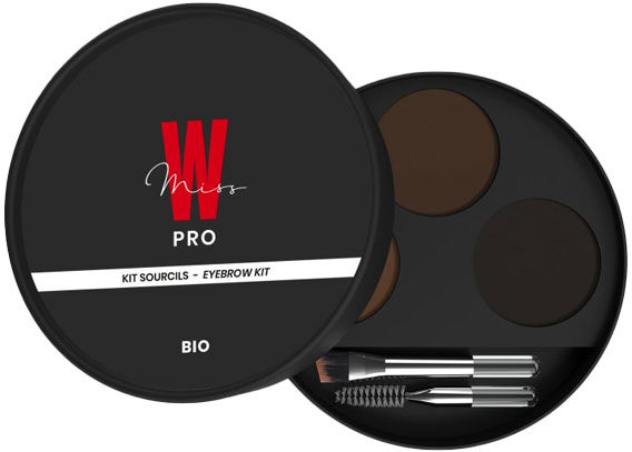 Miss W Pro Kit Sourcils N°14 Brunes 2,4g