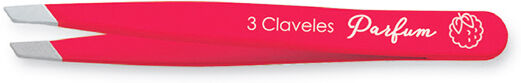 3 Claveles Pince à Epiler Biais Parfum Framboise 9,5cm