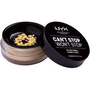 Nyx-Professional-Makeup - Setting Powder Can'T Stop Won'T Stop, 6 G, Banana