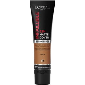 L’Oréal Paris Infaillible 32H Matte Cover Foundation 30 ml 330 - NOISETTE