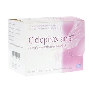 Acis Arzneimittel GmbH Ciclopirox acis 80mg/g Wirkstoffhaltiger Nagellack 6 Gramm