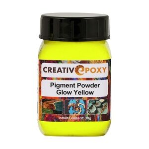 Boldt Pigment Pulver Glow Yellow 30 g Blacklight, Neon, tagleuchtend