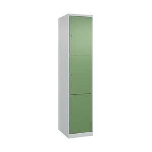 C+P Schließfachschrank Classic PLUS, 1 Abteil, 1850x400x500mm, 7035/6011