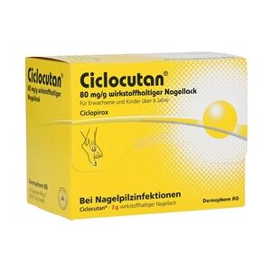 Dermapharm Ciclocutan 80mg/g Wirkstoffhaltiger Nagellack 3 Gramm