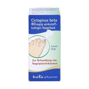 betapharm CICLOPIROX beta 80 mg/g wirkstoffhalt.Nagellack Hände & Füße 0066 l