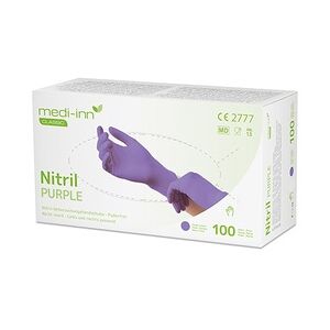 1000 `Medi-Inn® Classic` Handschuhe, Nitril puderfrei lila `Nitril Purple` Größe S