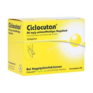 Dermapharm Ciclocutan 80mg/g Wirkstoffhaltiger Nagellack 6 Gramm