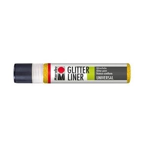 Marabu Glitter Liner, 25ml, gelb