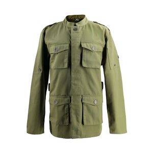 Exner 226 - Kochjacke Parkastyle, langarm, Druckknöpfe : olive 65% Polyester 35%Baumwolle 220 g/m2 4XL