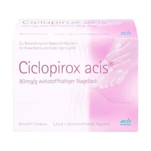 acis Arzneimittel CICLOPIROX acis 80 mg/g wirkstoffhalt.Nagellack Hände & Füße 006 kg