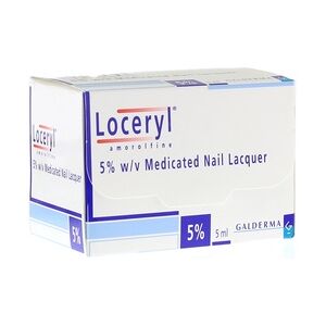 Orifarm GmbH Loceryl gegen Nagelpilz Wirkstoffhaltiger Nagellack 5 Milliliter