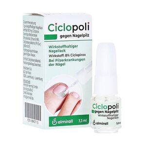 Aqeo Ciclopoli gegen Nagelpilz Wirkstoffhaltiger Nagellack 3.3 Milliliter