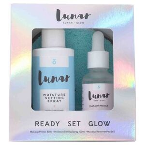 Lunar Glow Pflege Gesichtspflege Geschenkset Makeup Remover 1 Stk. + Moisture Setting Spray 100 ml + Makeup Primer 30 ml