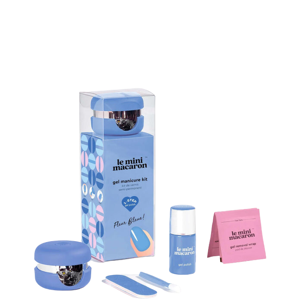 Le Mini Macaron Manicure Kit Fleur Bleue, 10 Ml.