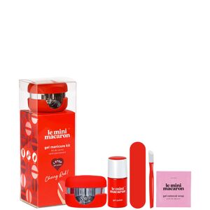 Le Mini Macaron Manicure Kit Cherry Red, 10 Ml.