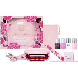 Le Mini Macaron Manicure Kit Le Maxi - La Vie En Bloom, 4x 5 Ml.