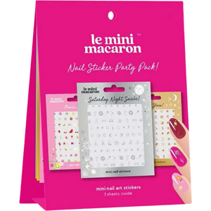 Le Mini Macaron Mini Nail Stickers Party Pack 3 Pack