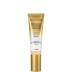 Max Factor Miracle Second Skin Foundation 001 Fair, 30 Ml.