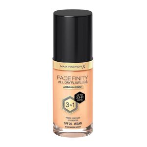 Max Factor Facefinity All Day Flawless 3i1 dækkende flydende foundation W44 Warm Ivory 30ml