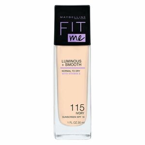 Maybelline Fit Me Luminous + Smooth Foundation illuminating face foundation 115 Ivory 30ml