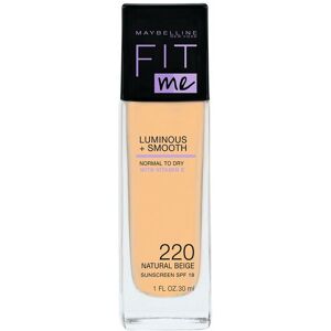 Maybelline Fit Me Luminous + Smooth Foundation illuminating face foundation 220 Natural Beige 30ml