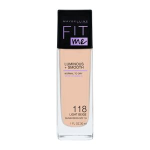 Maybelline Fit Me Luminous + Smooth Foundation illuminating face foundation 118 Light Beige 30ml