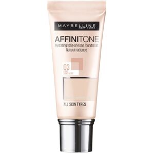 Maybelline Affinitone Foundation fugtgivende foundation 03 Light Sand Beige 30ml