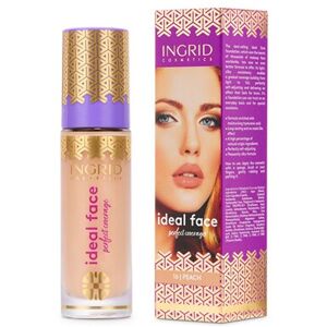 Ingrid Ideal Face Make Up Foundation dækkende foundation 016 Peach 35ml