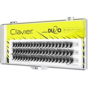 Clavier DU2O Double Volume MIX øjenvippetofter 9mm-10mm-11mm