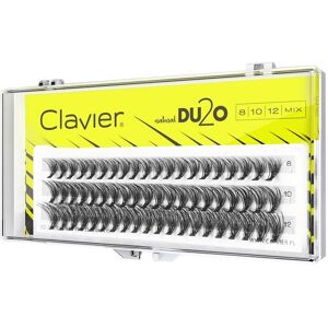 Clavier DU2O Double Volume MIX øjenvippetofter 8mm-10mm-12mm