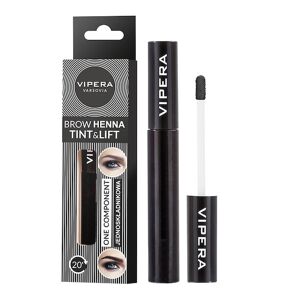 Vipera Henna TINT&LIFT enkeltkomponent øjenbryn henna Dark Brown 5ml