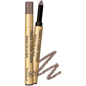 Dermacol Powder Eyebrow Shadow pudder øjenbrynsskygge i pen 02 1g