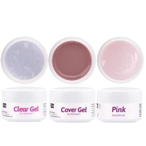 NTN Premium 3-pack NTN - Builder - Clear, Pink, Cover 45g UV-gel