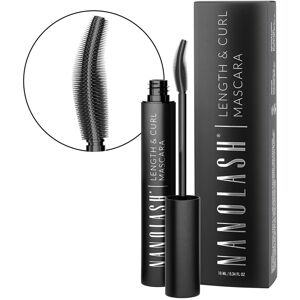 Forlængende og krølle mascara Nanolash 10 ml - mascara som forlænger, krøller øjenvipper, sort mascara til Øjenvipper