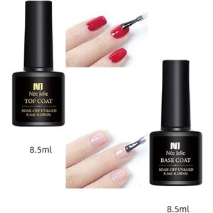 B4B 2 Pakke 8.5ml UV Base coat + Top coat UV Toplack