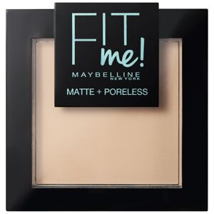 Maybelline Fit Me Matte Poreless Pressed Powder kompakt ansigtspudder 105 Natural Ivory 9g