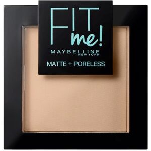 Maybelline Fit Me Matte Poreless Pressed Powder kompakt ansigtspudder 120 Classic Ivory 9g