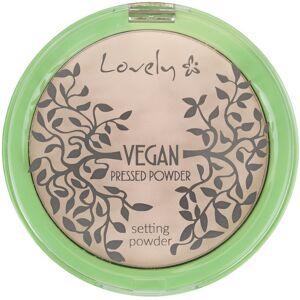 Lovely Vegan Pressed Powder transparent matterende ansigtspudder 10g