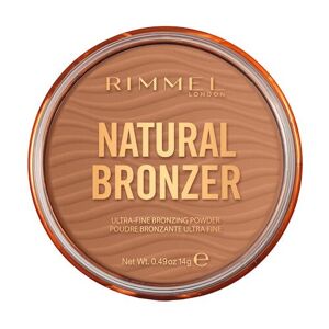 Rimmel Naturlig bronzer ansigtsbronzer med lysende partikler 002 Sunbronze 14g