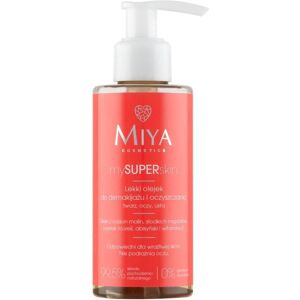 Miya Cosmetics mySUPERskin let olie til fjernelse af make-up og rensning af ansigtet 140ml