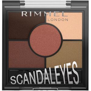 RIMMEL Scandal 5 Pan Palette Eyeshadow 3,8 gr. - 002 Brixton Brown