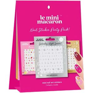Le Mini Macaron Mini Nail Art Stickers - Party Pack (3 pack) (Limited Edition)