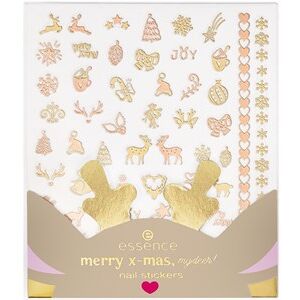 Essence Negle Tilbehør Wish You Were Deer, Rudolph!merry x-mas, my deer! Nail Stickers