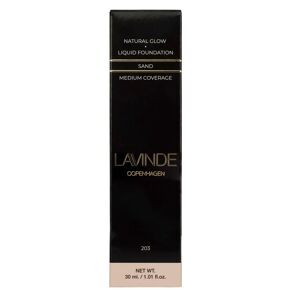 Lavinde Copenhagen Natural Glow Liquid Foundation Sand (203) 30ml - Lavinde Copenhagen - Cosmetics - Buump