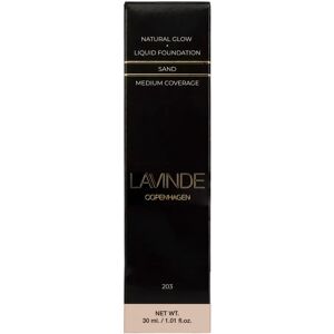 Lavinde Copenhagen Natural Glow Liquid Foundation Sand (203) 30ml - Lavinde Copenhagen - Cosmetics - Buump