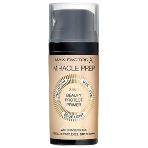Max Factor Make-Up Ansigt Miracle Prep 3 in 1 Beauty Protect Primer Neutral