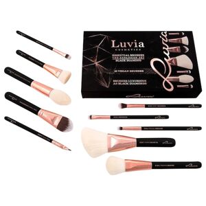 Luvia Cosmetics Brush Brush Set Essential Brushes Set Black Face Definer 1 pce. + Prime Blush 1 pce. + Classic Contour 1 pce. + Prime Foundation 1 pce. + Blush XL 1 pce. + Fine Liner 1 pce. + Small Crease 1 pce. + Smudger 1 pce. + Eye Shader 1 pce. + Soft