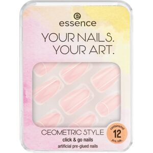 Essence Negle Kunstige negle Click & Go Nails Ceometric Style