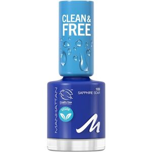 Manhattan Make-up Negle Clean & Free Nail Lacquer 169 Sapphire Soar / Desert Bluebell